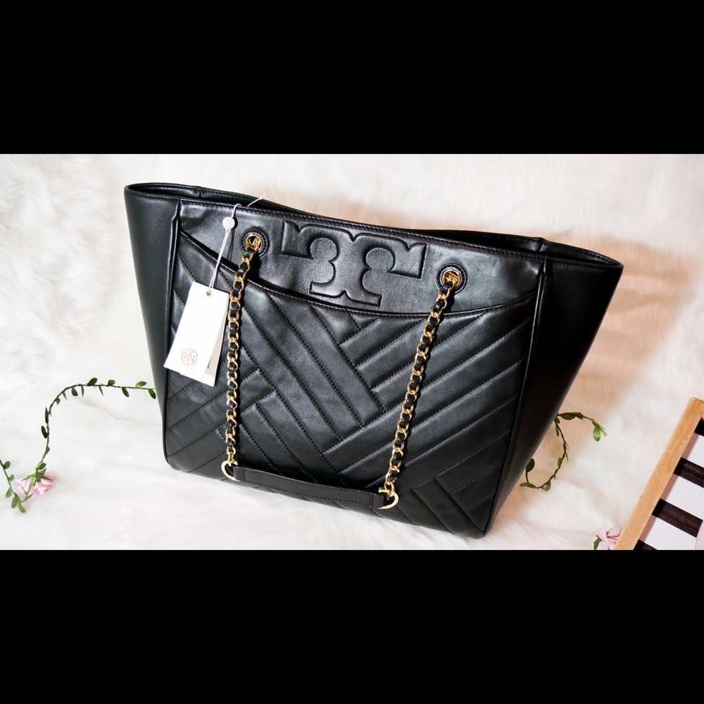 TORY BURCH - Alexa Tote Bag (Black)